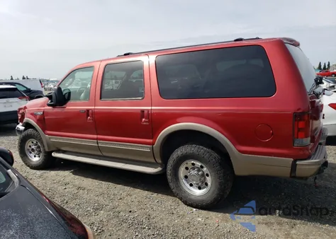 2003 Ford Excursion Eddie Bauer из США, поврежденный, VIN 1FMSU45PX3EB66734